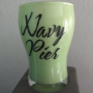 🔴5/20$!!! NWOT Mint Navy Pier Shot Glass from Chicago IL